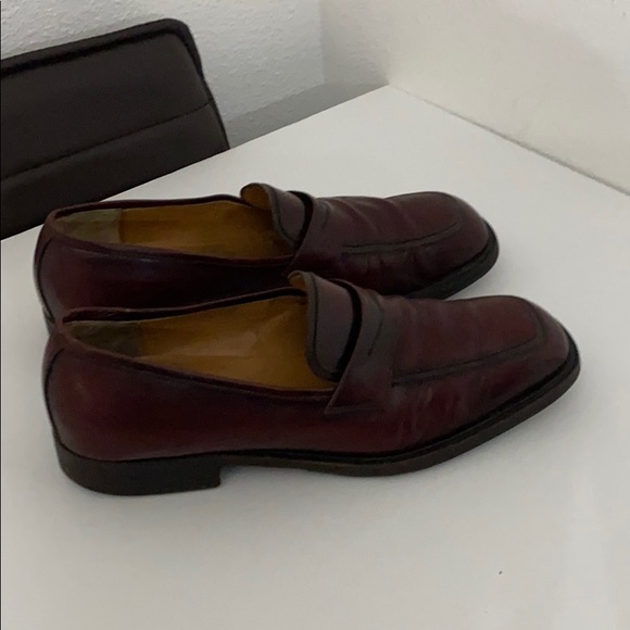 Salvatore Ferragamo vtg men’s leather loafers 8.5 main image 5